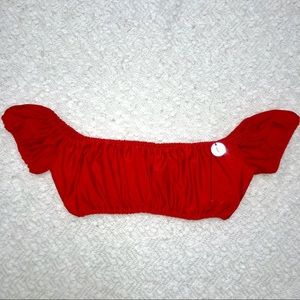 NWT Off-the-Shoulder Bikini Top